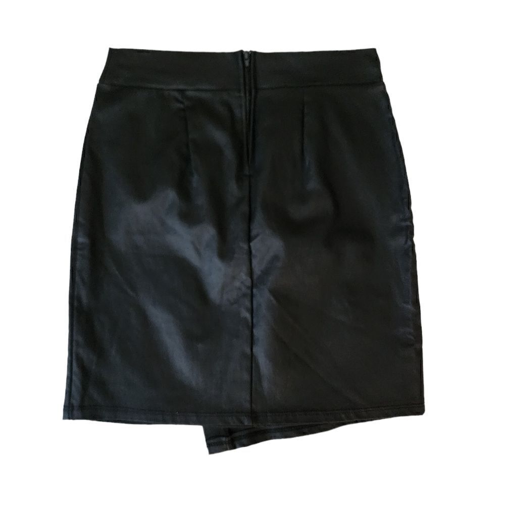 Windsor black leather Ever Stylin mini skirt - Picture 4 of 6